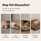 🐾 -50% ! ☁️ Tapis de Couchage Premium en Peluche pour Animaux – Velours Cristal – Soutien Ergonomique & Bord Oreiller pour Sommeil Réparateur 🛏️