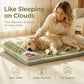 🐾 -50% ! ☁️ Tapis de Couchage Premium en Peluche pour Animaux – Velours Cristal – Soutien Ergonomique & Bord Oreiller pour Sommeil Réparateur 🛏️