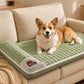 🐾 -50% ! ☁️ Tapis de Couchage Premium en Peluche pour Animaux – Velours Cristal – Soutien Ergonomique & Bord Oreiller pour Sommeil Réparateur 🛏️