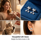 🎉 LIMITED TIME 50% OFF! 🐱 3D Cute Peeking Cat Stud Earrings – Playful Front-Back Design, Vintage Silver Finish & Lightweight Comfort ✨