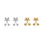 🎉 LIMITED TIME 50% OFF! 🐱 3D Cute Peeking Cat Stud Earrings – Playful Front-Back Design, Vintage Silver Finish & Lightweight Comfort ✨