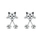🎉 LIMITED TIME 50% OFF! 🐱 3D Cute Peeking Cat Stud Earrings – Playful Front-Back Design, Vintage Silver Finish & Lightweight Comfort ✨
