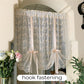 🏠 -50% ! 🌸 Voilage Brodé Floral à Nouer – Polyester – Broderies Délicates & Rubans Ajustables pour Lumière Douce et Intimité ✨