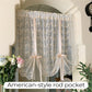 🏠 -50% ! 🌸 Voilage Brodé Floral à Nouer – Polyester – Broderies Délicates & Rubans Ajustables pour Lumière Douce et Intimité ✨
