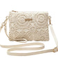 🌸 -50% ! 👜 Sac Bandoulière Floral Polyvalent – PU – Découpes Florales & Sangle Ajustable – Léger et Chic pour le Quotidien ✨