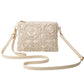 🌸 -50% ! 👜 Sac Bandoulière Floral Polyvalent – PU – Découpes Florales & Sangle Ajustable – Léger et Chic pour le Quotidien ✨