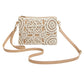 🌸 -50% ! 👜 Sac Bandoulière Floral Polyvalent – PU – Découpes Florales & Sangle Ajustable – Léger et Chic pour le Quotidien ✨