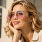 🕶️ -50% ! ✨ Lunettes de Soleil Unisexes Monture Carrée Surdimensionnée – Protection UV400 & Style One Piece pour Ville et Plage 🌞