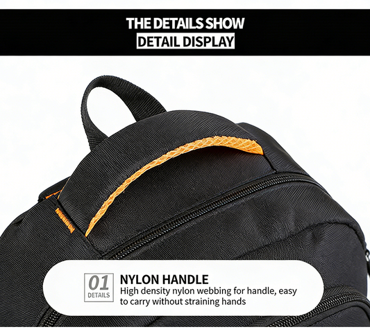 🎅 -50% ! ⚡ Grand Sac à Dos Business avec Compartiment Laptop – Tissu Résistant – Multi-Poches & Bretelles Rembourrées pour Travail, Université et Voyage 🎒💻