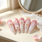 💅 -50% ! 🌸 Autocollants à Ongles Floraux 5D – Motifs Lys & Marguerites – Relief Gaufré & Palette Printanière pour Manucure Facile et Élégante ✨