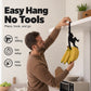 🐒 Achetez 2, obtenez 1 gratuit ! 🍌 Crochet Banane en Forme de Singe – Design Ludique & Gain de Place – 33 g – Idéal pour Suspendre Fruits, Sacs et Accessoires de Cuisine ✨
