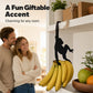 🐒 Achetez 2, obtenez 1 gratuit ! 🍌 Crochet Banane en Forme de Singe – Design Ludique & Gain de Place – 33 g – Idéal pour Suspendre Fruits, Sacs et Accessoires de Cuisine ✨