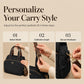 👜 -50% ! ✨ Sac Cabas en Toile Plissée avec Poches Latérales – Toile Haute Densité – Organisation 8 Zones & Bandoulière Amovible pour Femme 👗