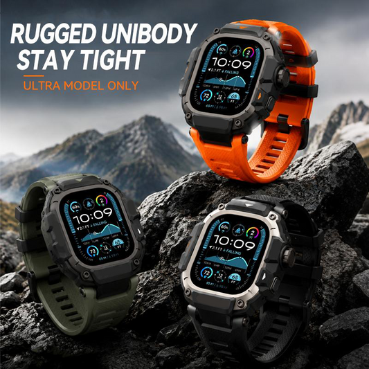 ⌚ -50% ! 🛡️ Étui et Bracelet Robustes pour Montre Connectée 49 mm – Cadre Métal + TPU – Fermeture à Vis Sécurisée & Protection Antichoc 💪