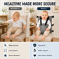 🔥 -50% ! 👶 Harnais de Sécurité Portable pour Bébé – Tissu Oxford – 5 Points – Ajustable 60–65 cm – Fixation Rapide pour Chaise Haute – Gris/Jaune – Idéal Voyages et Restaurants 🍼