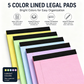 📝 -50% ! ✏️ Bloc-Notes Ligné Minimaliste – Papier 80g Premium – Reliure Supérieure – 3 Formats & 6 Couleurs Pastel pour Notes et Planning 📓