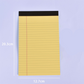 📝 -50% ! ✏️ Bloc-Notes Ligné Minimaliste – Papier 80g Premium – Reliure Supérieure – 3 Formats & 6 Couleurs Pastel pour Notes et Planning 📓