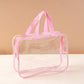 🧸 -50% ! 🚗 Sac de Rangement Transparent en PVC – 20 Fils – 30×22×10 cm – Visible, Imperméable & Durable pour Jouets, Livres et Voyage 🎒