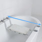 🛁 -50% ! 🚿 Planche de Bain Antidérapante – Aluminium Haute Résistance – 71–82 cm Réglable – Charge 135 kg – 1,5 kg – Argent – Pour Seniors et Famille 🧓