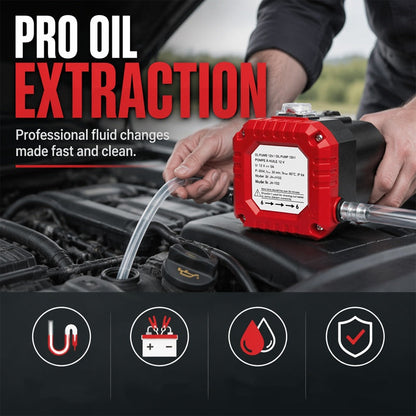 🛢️ -50% ! ⚡ Pompe de Vidange d’Huile Électrique Portable – 90×130×125 mm – Extraction Efficace pour Voiture, Bateau et Garage 🚗
