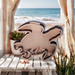 🐢 -50% ! 🌊 Organiseur Créatif en Bois Tortue de Mer – Schima Superba + Acrylique – 1 L – 350 g – Déco Bureau et Rangement Coquillages 🖥️