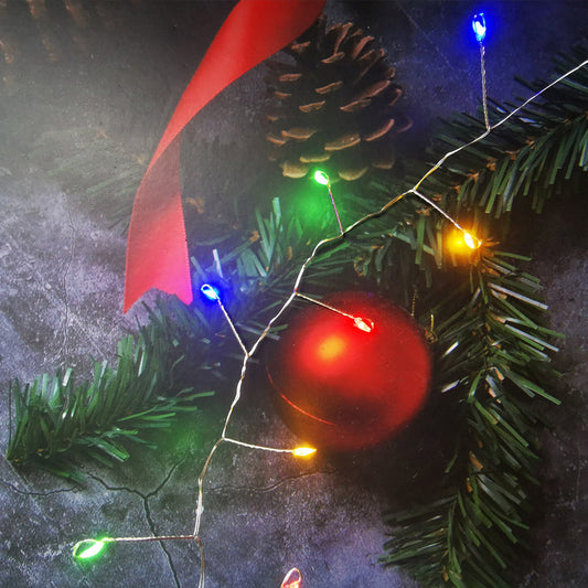 ✨ -50% ! 🎄 Guirlande Lumineuse LED Étanche à Piles – Fil Cuivre Flexible – 8 Modes – 1,5/3/6 m – 50/100/200 LED pour Jardin, Terrasse & Fêtes 🎉
