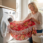 🌸 -50% ! 🛏️ Cache-Sommier 3 Pièces à Fleurs et Volants – Mélange Coton Haute Densité – 5 Tailles – Jupe de Lit + 2 Taies d’Oreiller pour Chambre 🌷