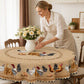 🐔 -50% ! 🌻 Nappe à Motif de Coq Style Champêtre Rétro – Polyester – Bordures Festonnées – 9 Tailles – Pour Cuisine et Mariage Rustique 🏡