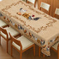 🐔 -50% ! 🌻 Nappe à Motif de Coq Style Champêtre Rétro – Polyester – Bordures Festonnées – 9 Tailles – Pour Cuisine et Mariage Rustique 🏡