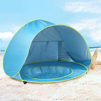 🏖 -50% ! 🌞 Tente de Plage Portable Anti-UV pour Bébé – UPF 50+ – 120×80×70 cm – Ouverture Automatique & Légère – Idéale pour Protéger Bébé du Soleil 👶
