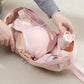 🧳 -50% ! 👙 Trousse de Rangement Lingerie Portable pour Voyage – Polyester Doux – Compartiments Dédiés – Fermeture Éclair Fluide – Rose/Blanc – 2 Tailles 🎒