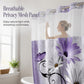 🚿 -50% ! 🌸 Rideau de Douche Double Couche à Œillets Imprimé Élégant – Polyester – 183×190,5 cm – Motif Floral Anti-Éclaboussures pour Salle de Bain 🛁