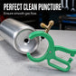 🔧 -50% ! ❄️ Vanne Perforatrice de Bouteille de Frigorigène Type Ciseaux – Laiton + POM – 15×25×3 cm – 0,2 kg – Pour Climatisation Auto 🚗