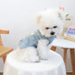 👗 -50% ! 🐩 Veste en Jean Princesse pour Chien – Tissu Mélangé Doux – Nœud Décoratif & Broderies – Tailles XS–XL – Bleu (8 Teintes) – Petits & Moyens Chiens 🎀