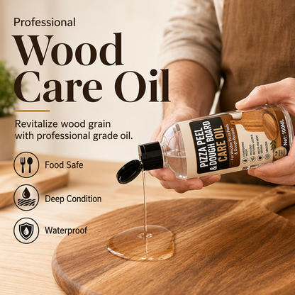 ✨ -50% ! 🪵 Huile d’Entretien pour Ustensiles de Cuisine en Bois – 100 ml – Formule Nourrissante – Planches, Spatules et Pelles à Pizza 🍳