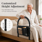 🛏️ -50% ! 🦯 Barre d’Appui de Lit Sécurisée – Acier Haute Teneur en Carbone – Hauteur Réglable 44–52 cm – Poignée Mousse Ergonomique – Pour Seniors et Mobilité Réduite 🧓
