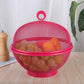 🧺 PROMO FLASH : 50% DE RÉDUCTION ! Corbeille à Fruits avec Couvercle en Filet Aéré – Égouttoir Intégré & Poignée Ergonomique for une Fraîcheur Durable et une Protection contre les Insectes 🍎✨