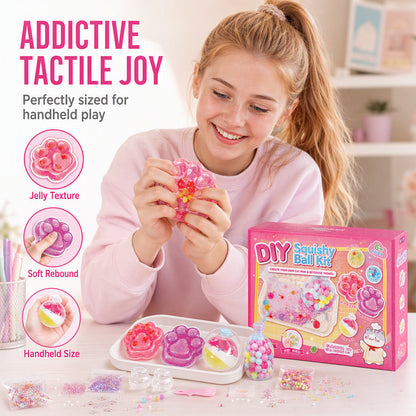 🐱 PROMO FLASH : 50% DE RÉDUCTION ! 🧊 Kit DIY Squishy Glace Frite – Design Griffe de Chat – Texture Douce & Sensorielle – Anti-Stress & Créatif pour Enfants ✨