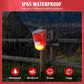 🛡️ -50% ! ☀️ Répulsif Solaire Ultrasonique pour Animaux – ABS – Capteur PIR 110° – Détection 8 m – Sirène 110 dB – IP65 – Rouge/Jaune – Protection Jardin 🐗