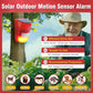 🛡️ -50% ! ☀️ Répulsif Solaire Ultrasonique pour Animaux – ABS – Capteur PIR 110° – Détection 8 m – Sirène 110 dB – IP65 – Rouge/Jaune – Protection Jardin 🐗