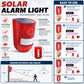 🛡️ -50% ! ☀️ Répulsif Solaire Ultrasonique pour Animaux – ABS – Capteur PIR 110° – Détection 8 m – Sirène 110 dB – IP65 – Rouge/Jaune – Protection Jardin 🐗