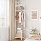🧥 PROMO FLASH : 50% DE RÉDUCTION ! 🏠 Portant à Vêtements Gain de Place – Fer – Design Compact & Crochets Multiples for Chambre & Buanderie ✨