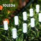 ☀️ -50% ! ⏰ Lampe Solaire à Piquet pour Allée – Cristal Bulle – IP54 – 10/20/30/40 LED – Lumière Chaude/Blanche/Multicolore – Capteur Crépuscule-Aube 🌿