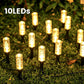 ☀️ -50% ! ⏰ Lampe Solaire à Piquet pour Allée – Cristal Bulle – IP54 – 10/20/30/40 LED – Lumière Chaude/Blanche/Multicolore – Capteur Crépuscule-Aube 🌿