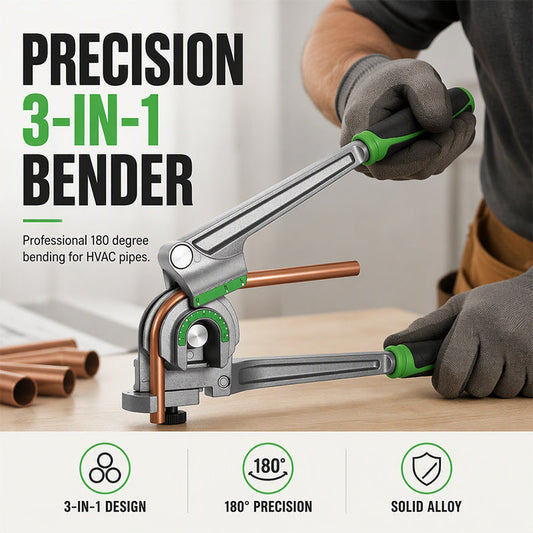 🔧 -50% ! 🛠️ Cintreuse de Tubes Manuelle 3-en-1 – Alliage d’Aluminium – 3 Diamètres – Angle 180° – Pour Cuivre et Aluminium – Modèles ST-N368-180 / ST-612 🚗