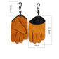 📢 -50% !! ⏰ Gants de Travail Extérieur en Cuir de Vache Épaissi – Résistants à l’Usure, à la Chaleur et à l’Abrasion – Boucle Magnétique – Orange/Noir 🧤