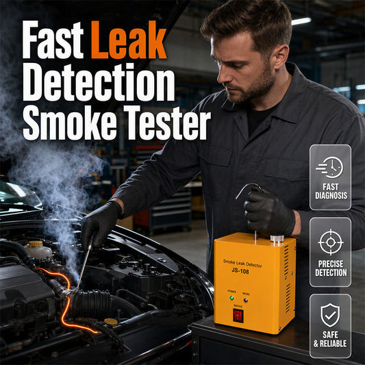🔧 -50% ! 💨 Testeur de Fumée Automobile – Détecteur de Fuites – Boîtier Métallique – Compact – Édition Pratique ou Deluxe – Pour Admission, Échappement, EVAP et Climatisation 🚗