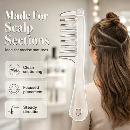 💆‍♀️🌿 PROMO FLASH : 50% DE RÉDUCTION ! Peigne Applicateur de Sérum & Huile pour Cuir Chevelu – 6 Dents à Billes Massantes, Réservoir Gradué & Zéro Gaspillage for une Application Précise aux Racines Sans Cheveux Gras ✨