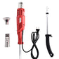 🔥 -50% ! 🌿 Brûleur de Mauvaises Herbes Électrique 2000 W – Métal + ABS – 60–650°C – Désherbage Sans Produits Chimiques – Allumage Barbecue – Rouge 🏡
