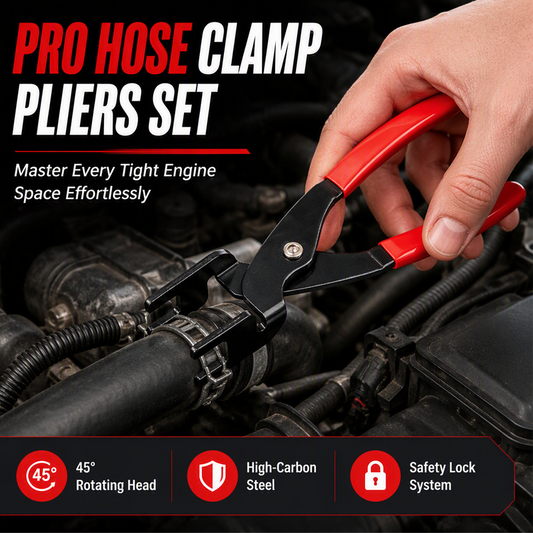 🔧 -50% ! 🛠️ Pince Professionnelle Déconnexion Conduite de Carburant – Acier Allié Haute Carbone – Pivot Rotatif 45° – Verrou de Sécurité – Poignée Ergonomique – Rouge 🚗